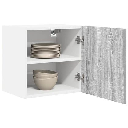 Armadio pensile 2 pcs Grigio Sonoma e Bianco 40 x 31 x 40 cm | homemem39