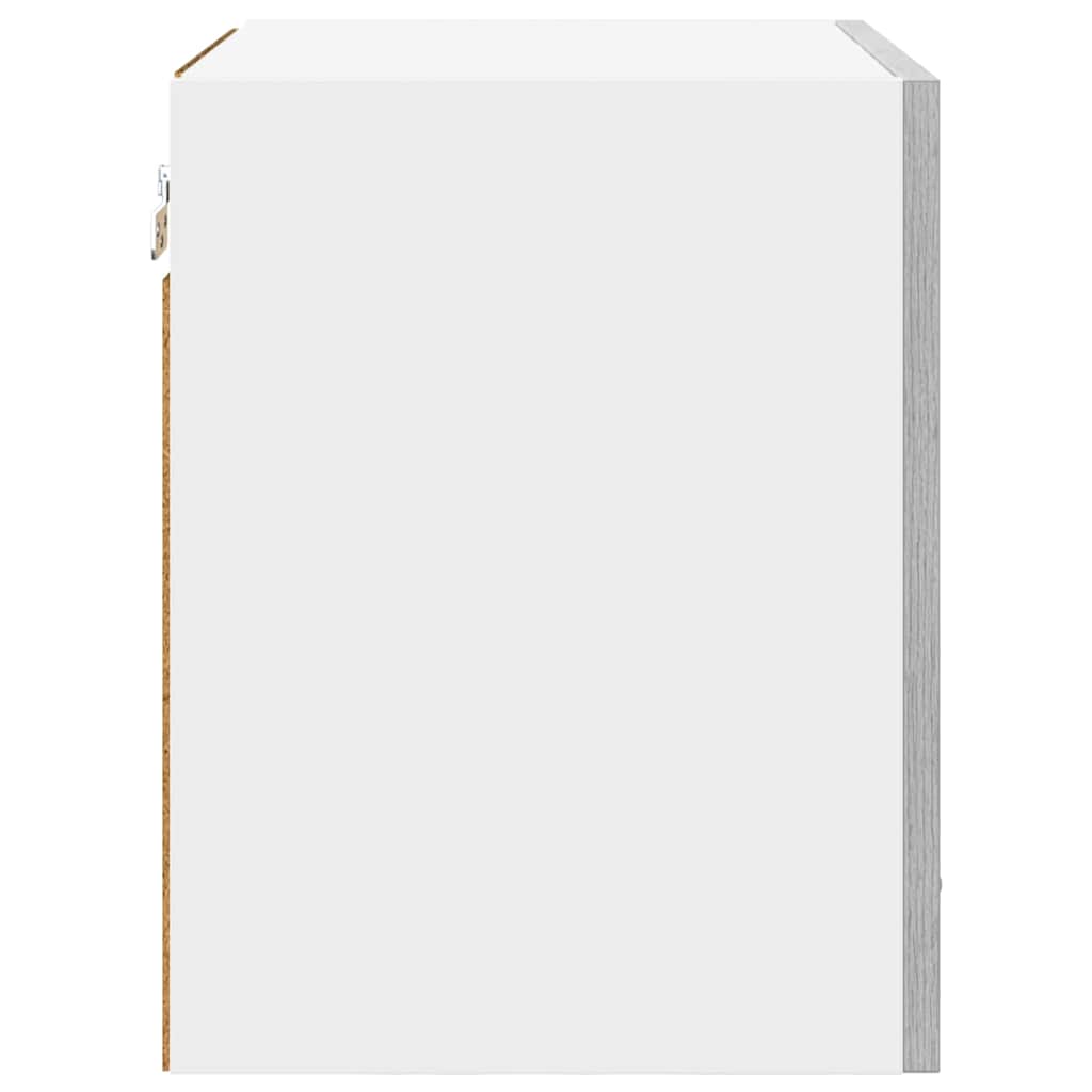 Armadio pensile 2 pcs Grigio Sonoma e Bianco 40 x 31 x 40 cm | homemem39