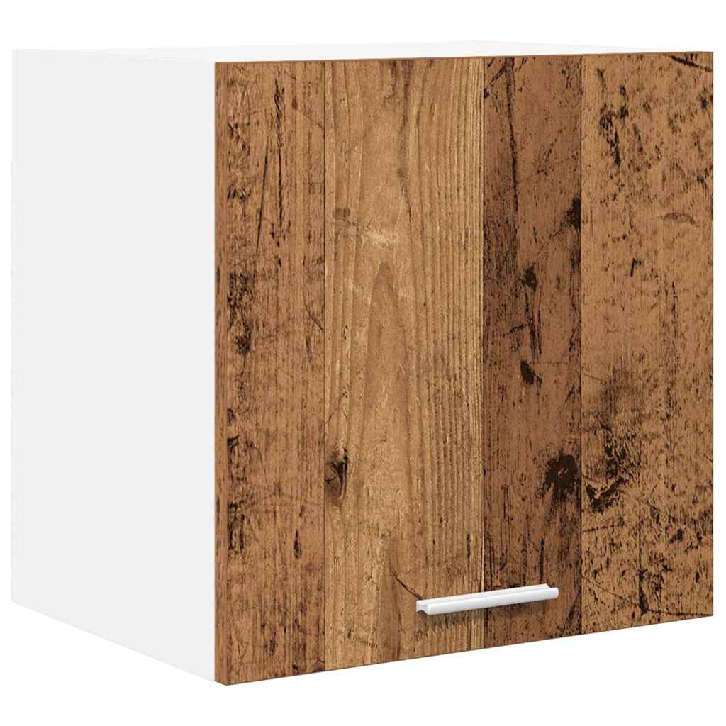 Armadio pensile con porta Legno Antico e Bianco 40 x 31 x 40 cm | homemem39