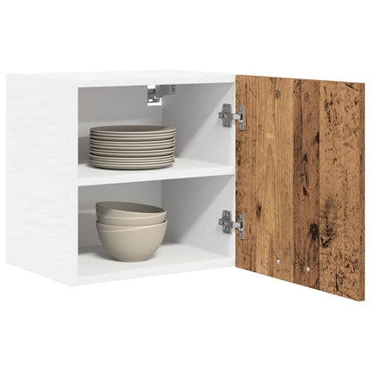 Armadio pensile 2 pcs Legno Antico e Bianco 40 x 31 x 40 cm | homemem39