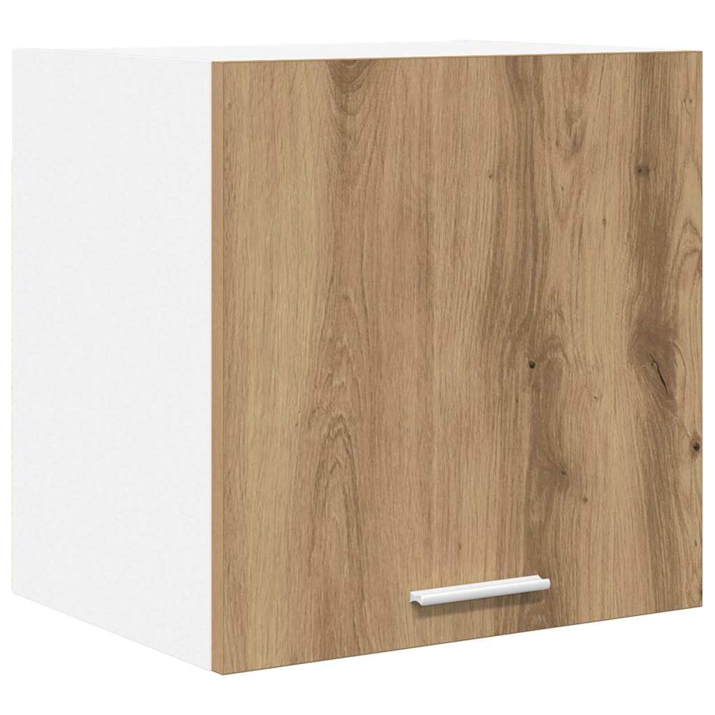 Armadio pensile 2 pcs Rovere Artigiano e Bianco 40 x 31 x 40 cm | homemem39