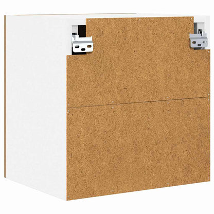 Armadio pensile 2 pcs Rovere Artigiano e Bianco 40 x 31 x 40 cm