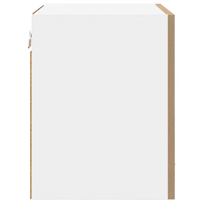 Armadio pensile 2 pcs Rovere Artigiano e Bianco 40 x 31 x 40 cm
