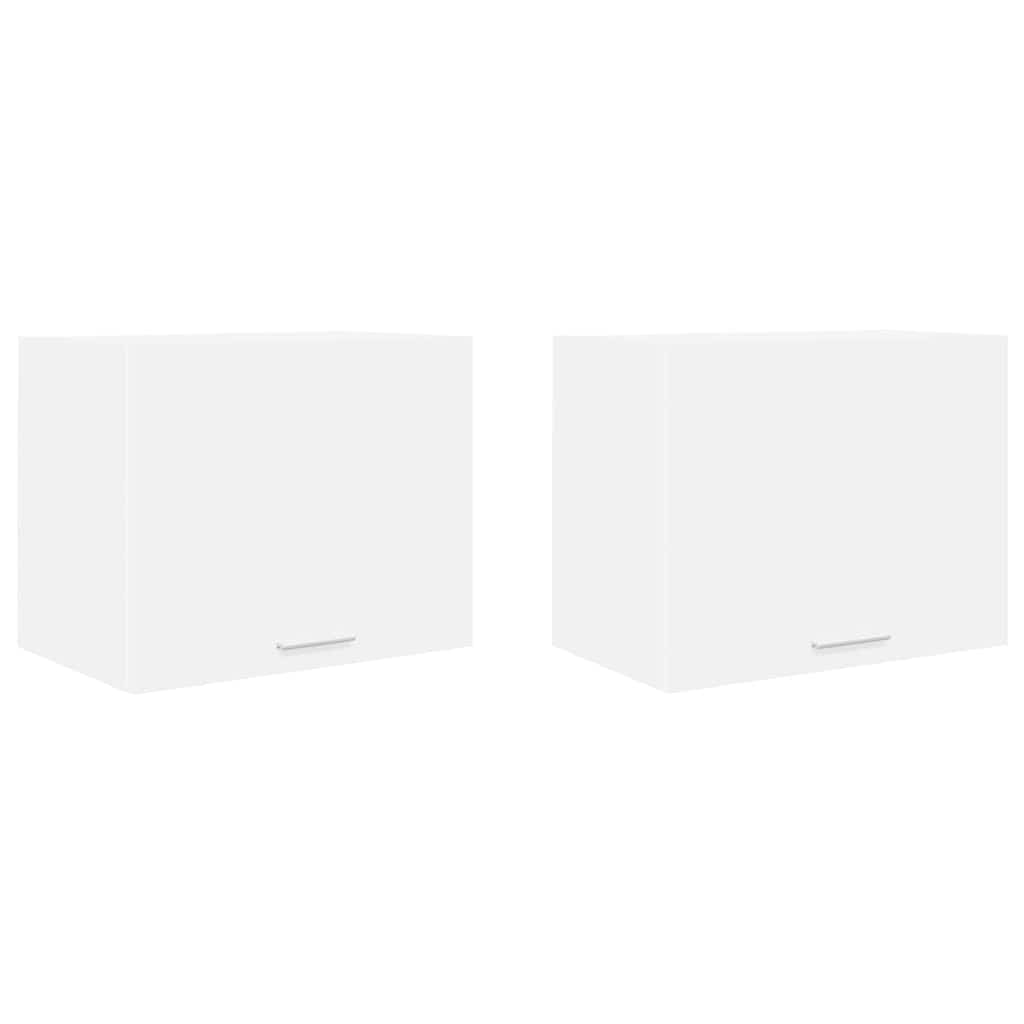 Armadio pensile 2 pcs Bianco 50 x 31 x 40 cm Legno multistrato | homemem39