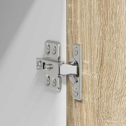 Armadio pensile 2 pcs Quercia Sonoma e Bianca 50 x 31 x 40 cm | homemem39