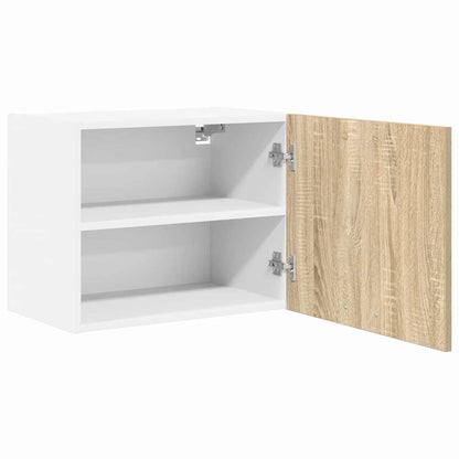 Armadio pensile 2 pcs Quercia Sonoma e Bianca 50 x 31 x 40 cm | homemem39