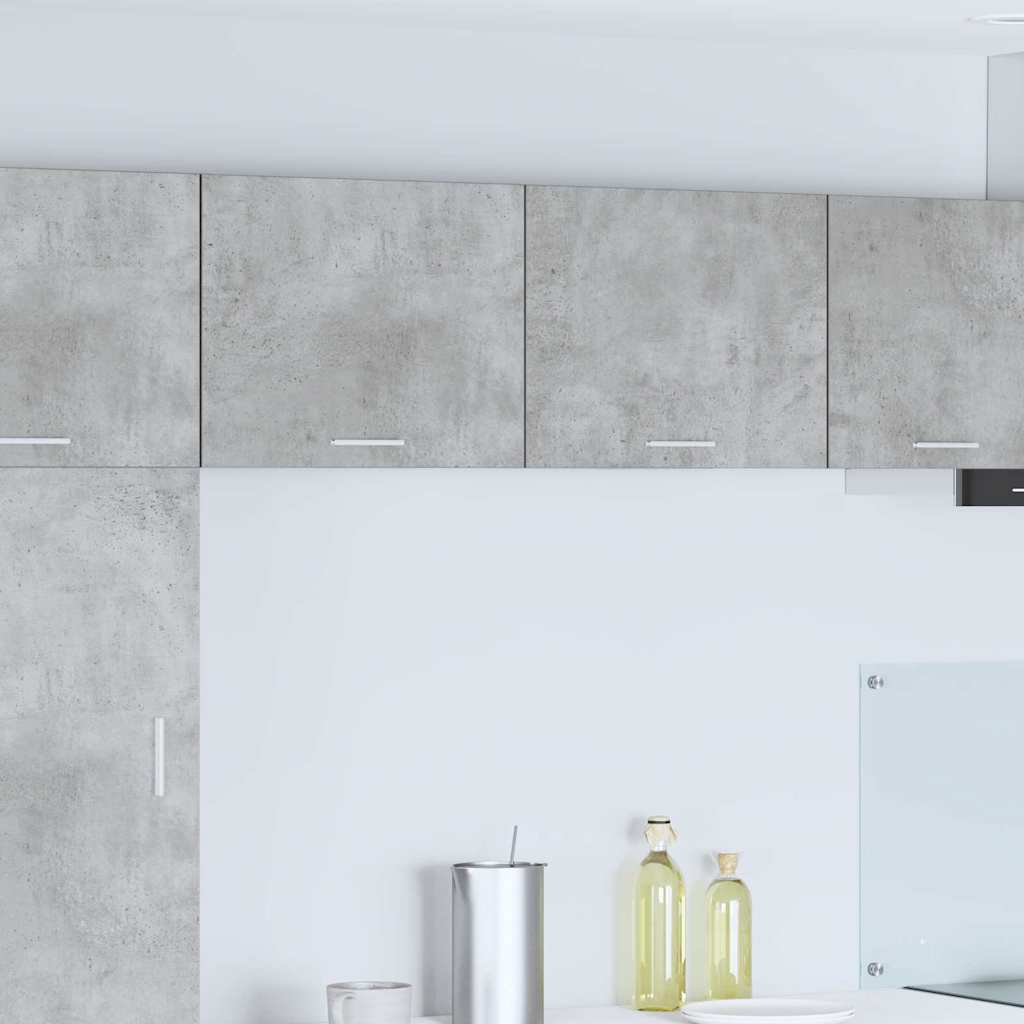 Armadio pensile 2 pcs Grigio Cemento e Bianco 50 x 31 x 40 cm | homemem39