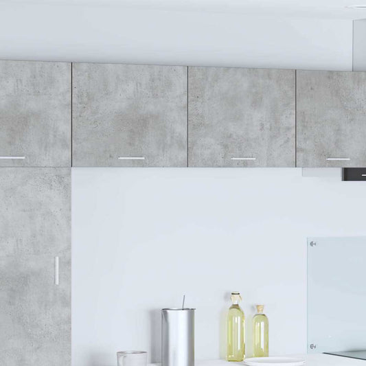 Armadio pensile 2 pcs Grigio Cemento e Bianco 50 x 31 x 40 cm | homemem39
