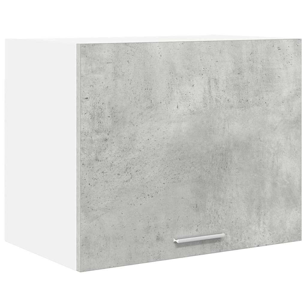Armadio pensile 2 pcs Grigio Cemento e Bianco 50 x 31 x 40 cm