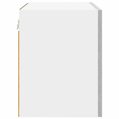 Armadio pensile 2 pcs Grigio Cemento e Bianco 50 x 31 x 40 cm