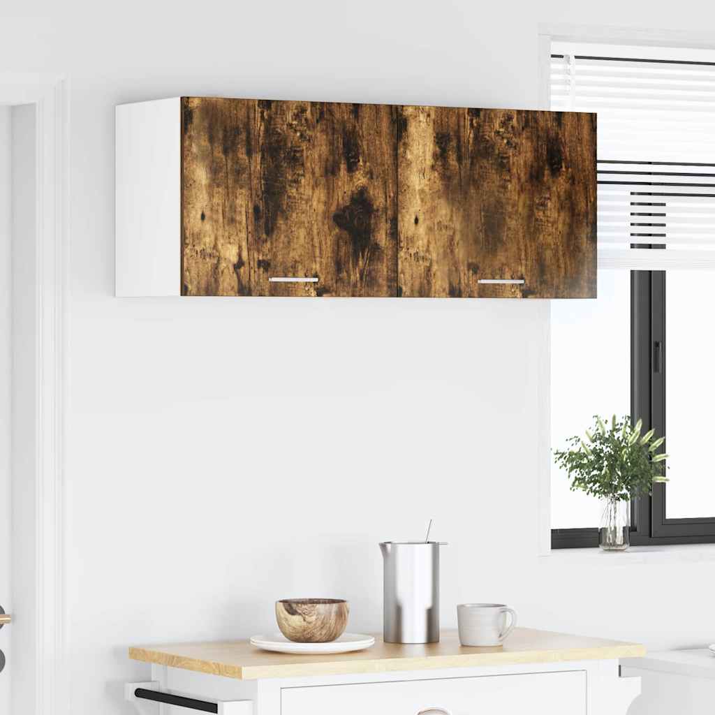Armadio pensile Rovere Affumicato e Bianco 50 x 31 x 40 cm | homemem39