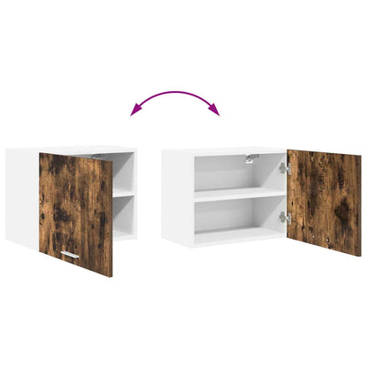 Armadio pensile Rovere Affumicato e Bianco 50 x 31 x 40 cm