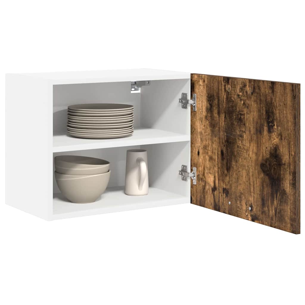 Armadio pensile Rovere Affumicato e Bianco 50 x 31 x 40 cm