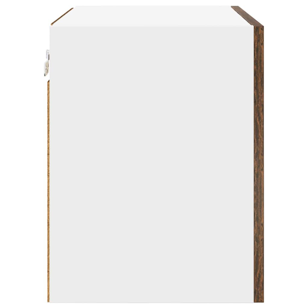 Armadio pensile Rovere Affumicato e Bianco 50 x 31 x 40 cm | homemem39