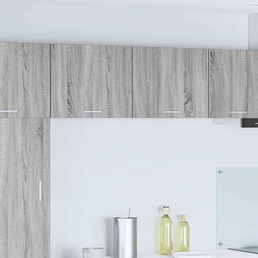 Armadio pensile Grigio Sonoma e Bianco 50 x 31 x 40 cm | homemem39
