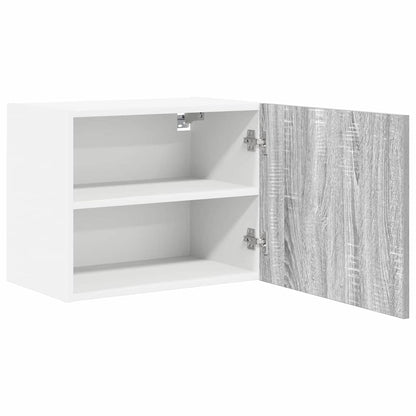 Armadio pensile Grigio Sonoma e Bianco 50 x 31 x 40 cm | homemem39