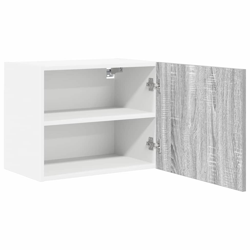 Armadio pensile 2 pcs Grigio Sonoma e Bianco 50 x 31 x 40 cm | homemem39