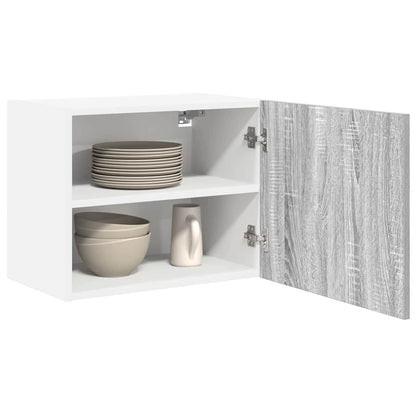 Armadio pensile 2 pcs Grigio Sonoma e Bianco 50 x 31 x 40 cm | homemem39