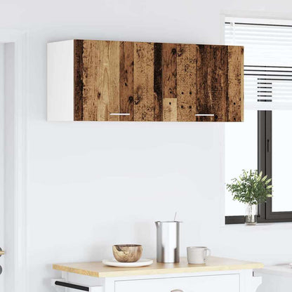 Armadio pensile 2 pcs Legno Antico e Bianco 50 x 31 x 40 cm | homemem39