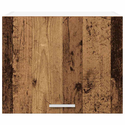 Armadio pensile 2 pcs Legno Antico e Bianco 50 x 31 x 40 cm