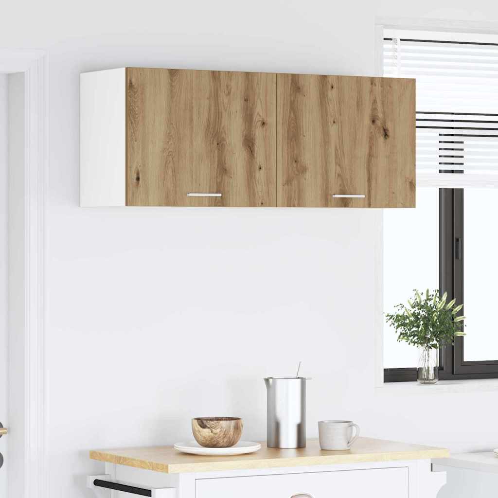 Armadio pensile Rovere Artigiano e Bianco 50 x 31 x 40 cm | homemem39