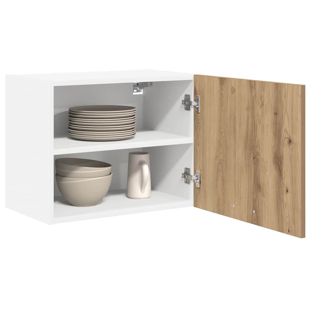 Armadio pensile Rovere Artigiano e Bianco 50 x 31 x 40 cm | homemem39