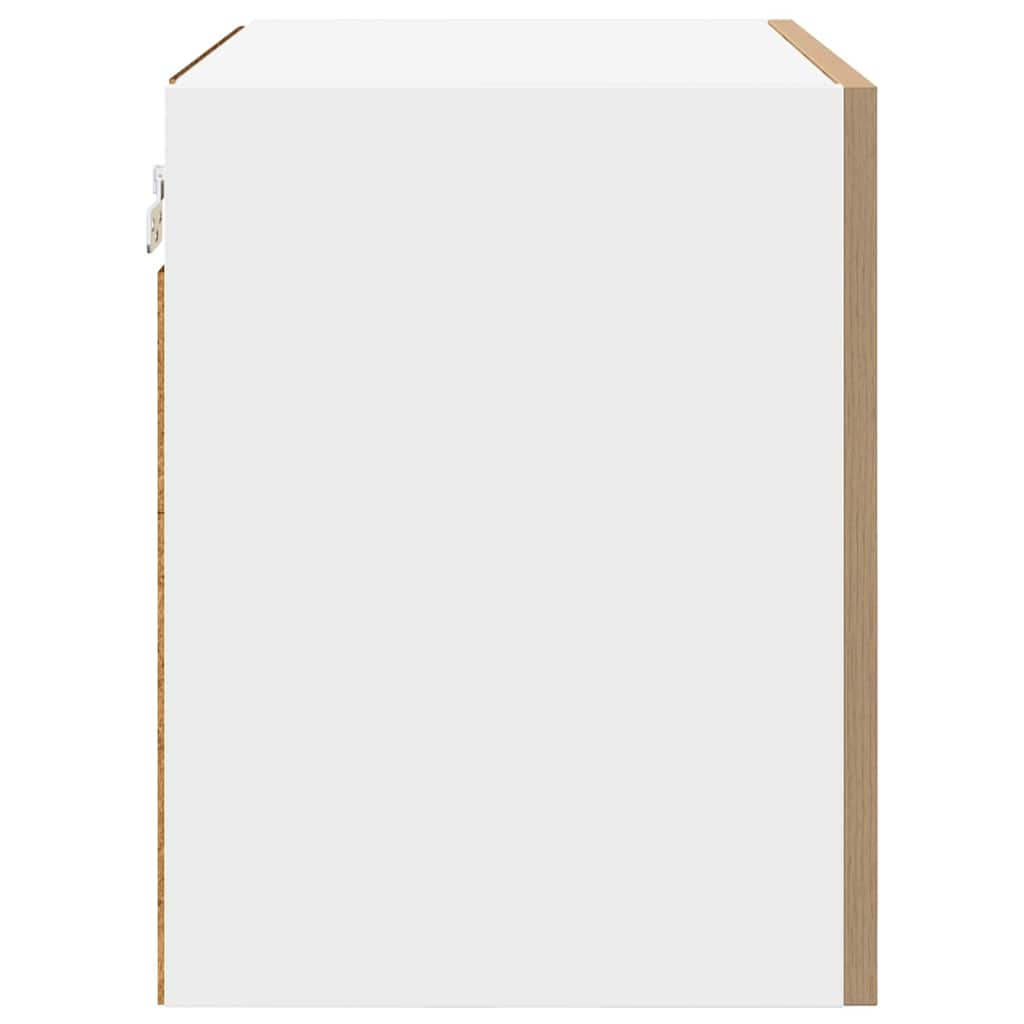 Armadio pensile Rovere Artigiano e Bianco 50 x 31 x 40 cm | homemem39