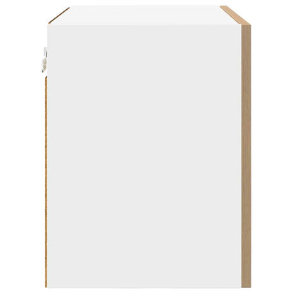 Armadio pensile Rovere Artigiano e Bianco 50 x 31 x 40 cm | homemem39