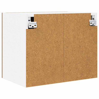 Armadio pensile 2 pcs Rovere Artigiano e Bianco 50 x 31 x 40 cm