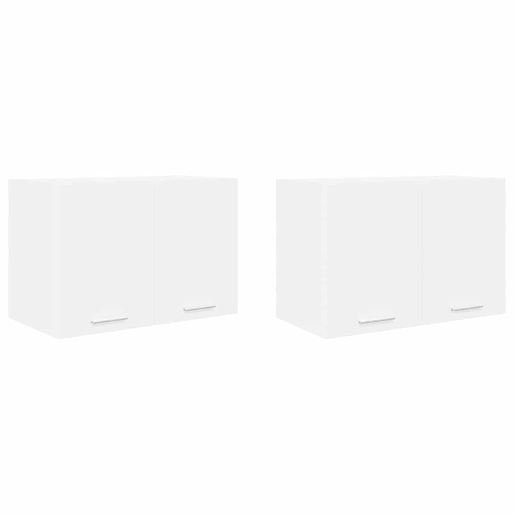 Armadio pensile 2 pcs Bianco 60 x 31 x 40 cm Legno multistrato | homemem39