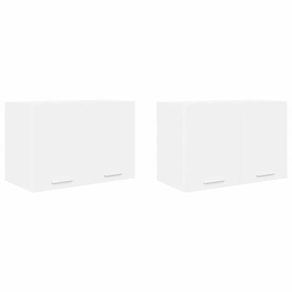 Armadio pensile 2 pcs Bianco 60 x 31 x 40 cm Legno multistrato | homemem39