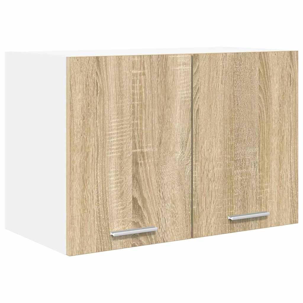 Armadio pensile 2 pcs Quercia Sonoma e Bianca 60 x 31 x 40 cm | homemem39