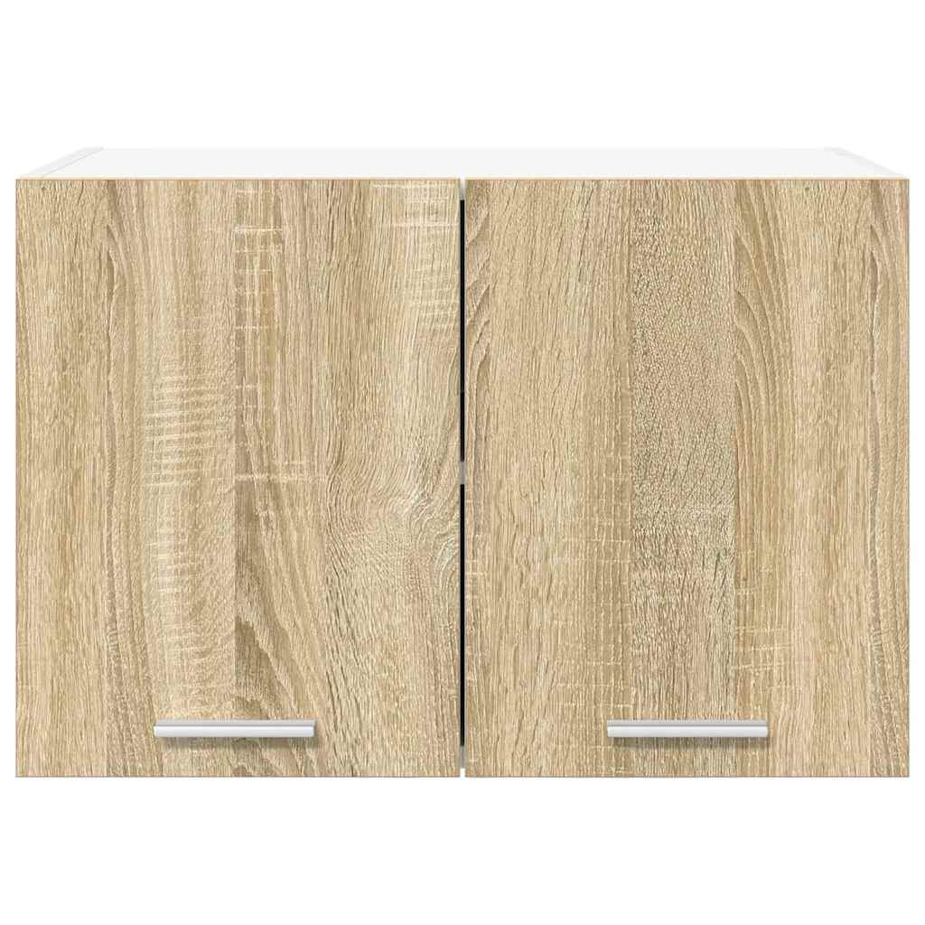 Armadio pensile 2 pcs Quercia Sonoma e Bianca 60 x 31 x 40 cm