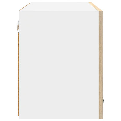 Armadio pensile 2 pcs Quercia Sonoma e Bianca 60 x 31 x 40 cm