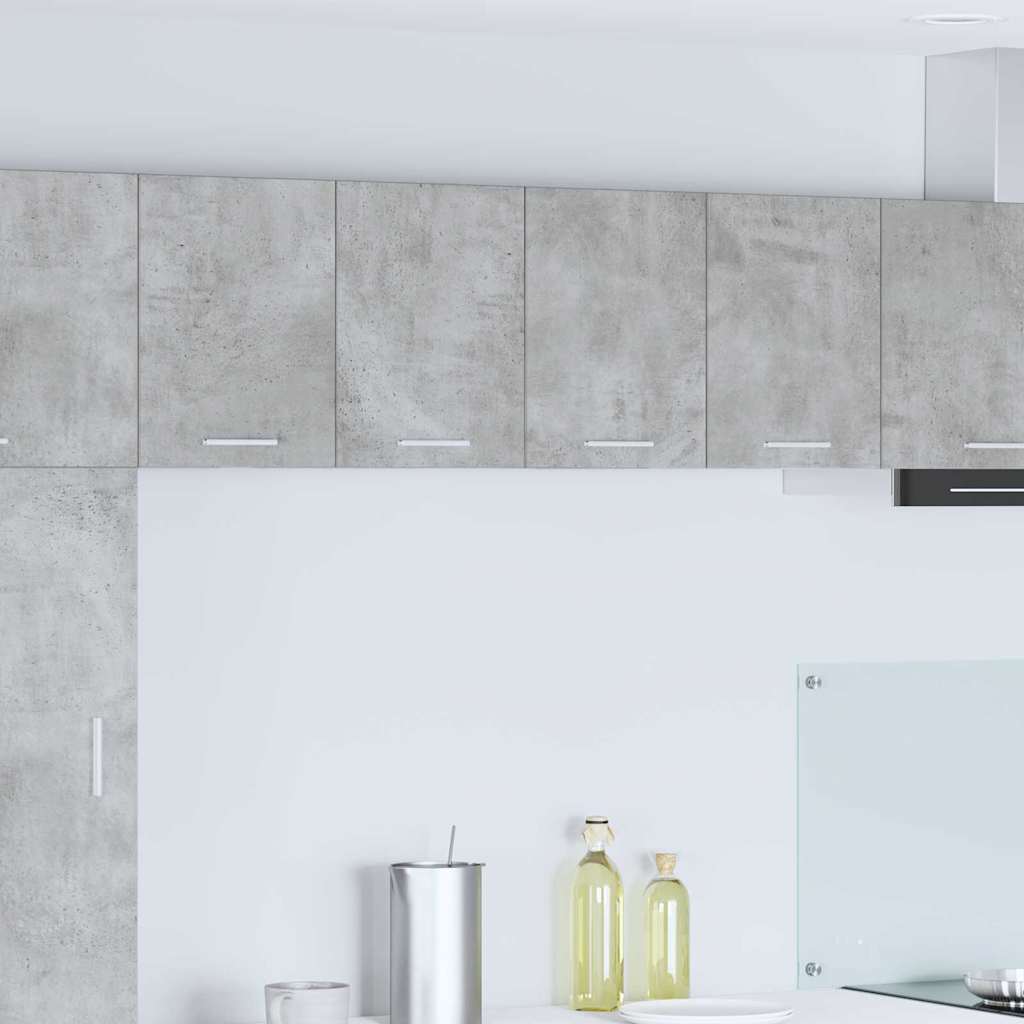 Armadio pensile 2 pcs Grigio Cemento e Bianco 60 x 31 x 40 cm