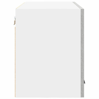 Armadio pensile 2 pcs Grigio Cemento e Bianco 60 x 31 x 40 cm | homemem39