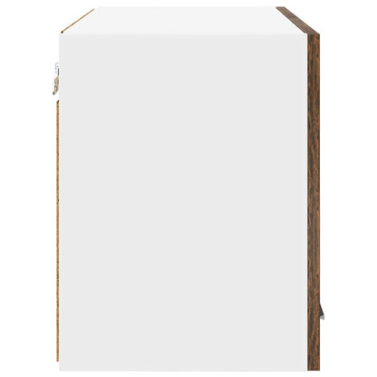 Armadio pensile Rovere Affumicato e Bianco 60 x 31 x 40 cm | homemem39