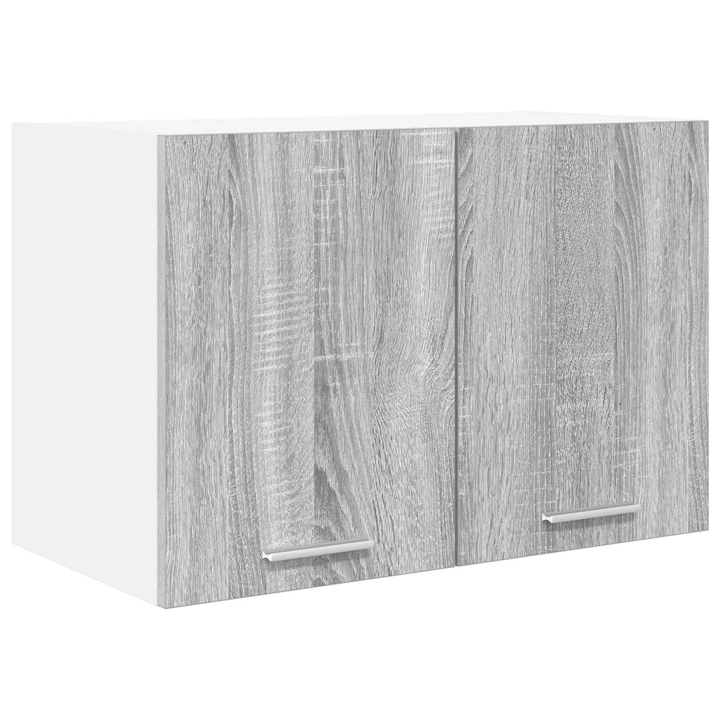 Armadio pensile 2 pcs Grigio Sonoma e Bianco 60 x 31 x 40 cm