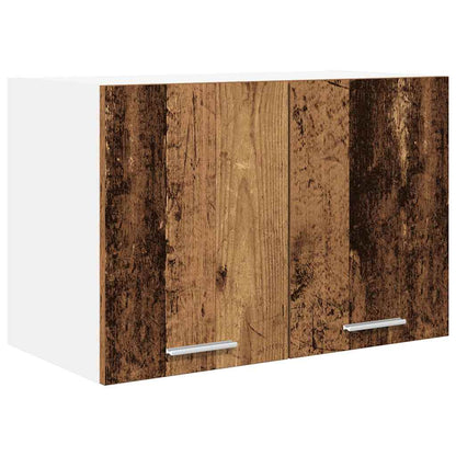 Armadio pensile 2 pcs Legno Antico e Bianco 60 x 31 x 40 cm