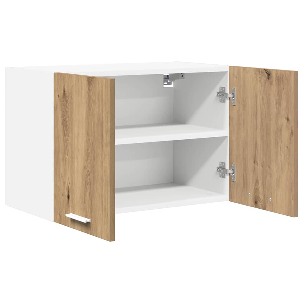 Armadio pensile Rovere Artigiano e Bianco 60 x 31 x 40 cm | homemem39