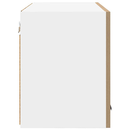 Armadio pensile Rovere Artigiano e Bianco 60 x 31 x 40 cm | homemem39