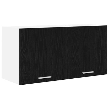 Armadio pensile Rovere Nero 80 x 31 x 40 cm Legno multistrato
