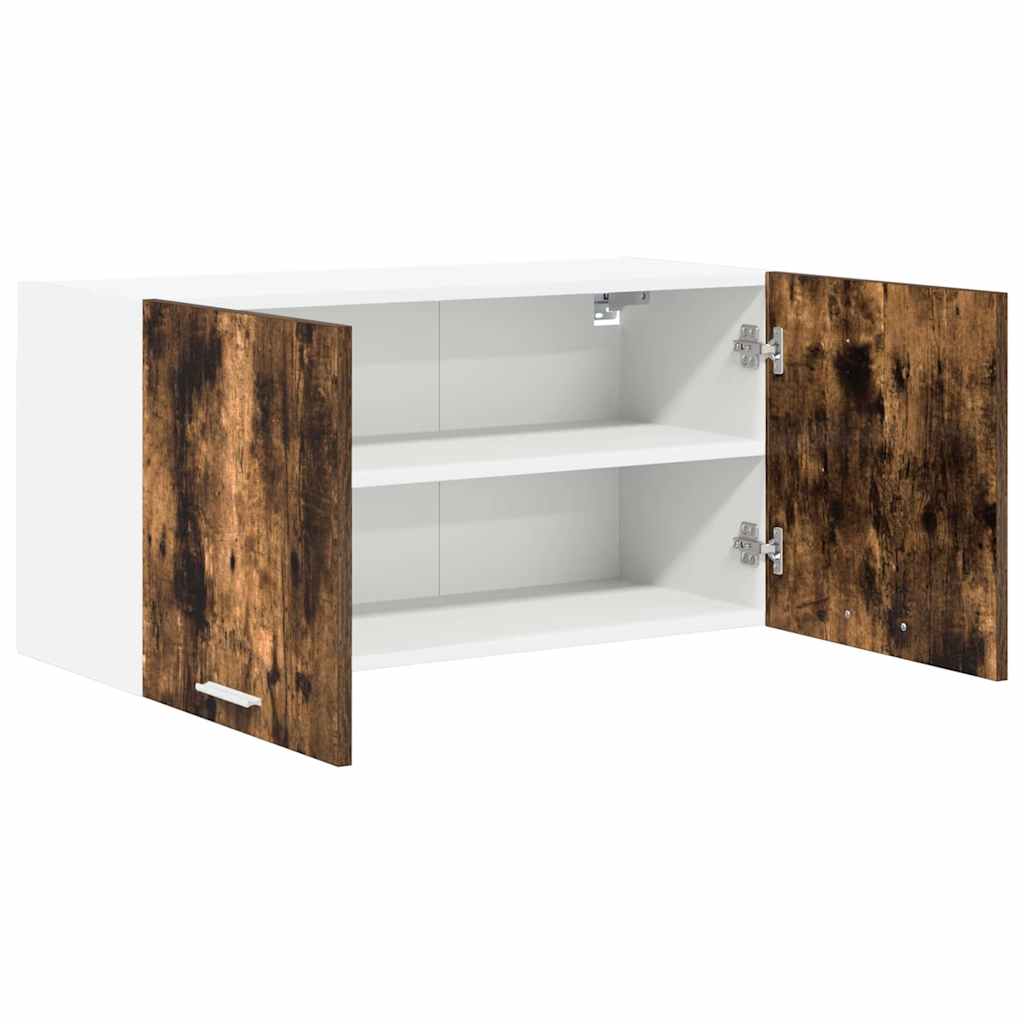 Armadio pensile Rovere fumé 80 x 31 x 40 cm Legno multistrato | homemem39