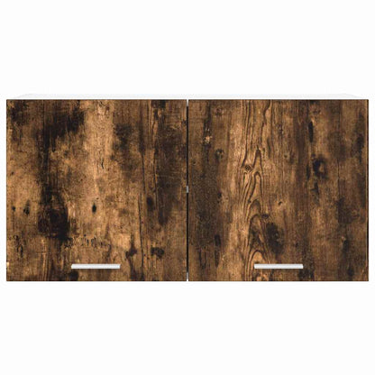 Armadio pensile Rovere fumé 80 x 31 x 40 cm Legno multistrato | homemem39