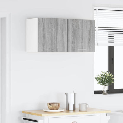 Armadio pensile Grigio Sonoma 80 x 31 x 40 cm Legno multistrato