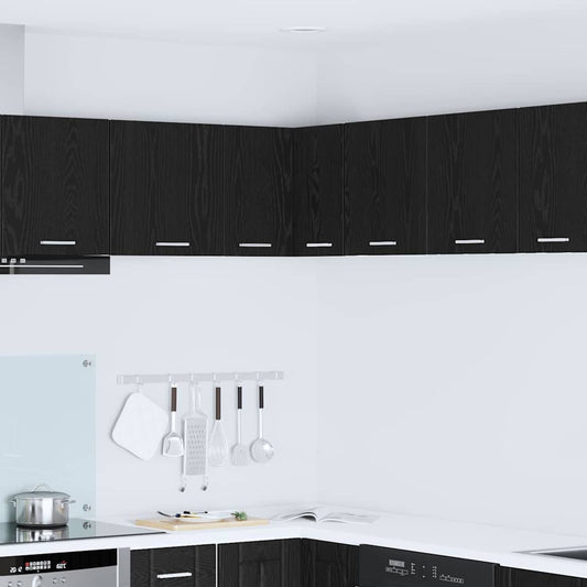 Armadio pensile Rovere Nero e Bianco 57 x 57 x 40 cm