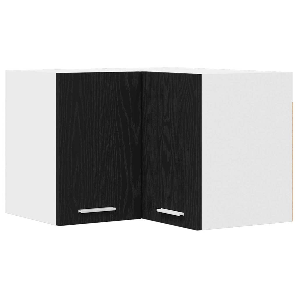 Armadio pensile Rovere Nero e Bianco 57 x 57 x 40 cm | homemem39