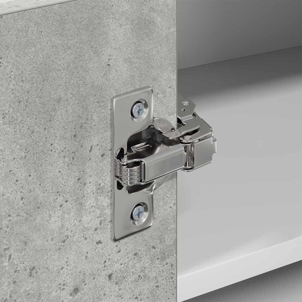 Armadio pensile Grigio Cemento e Bianco 57 x 57 x 40 cm | homemem39