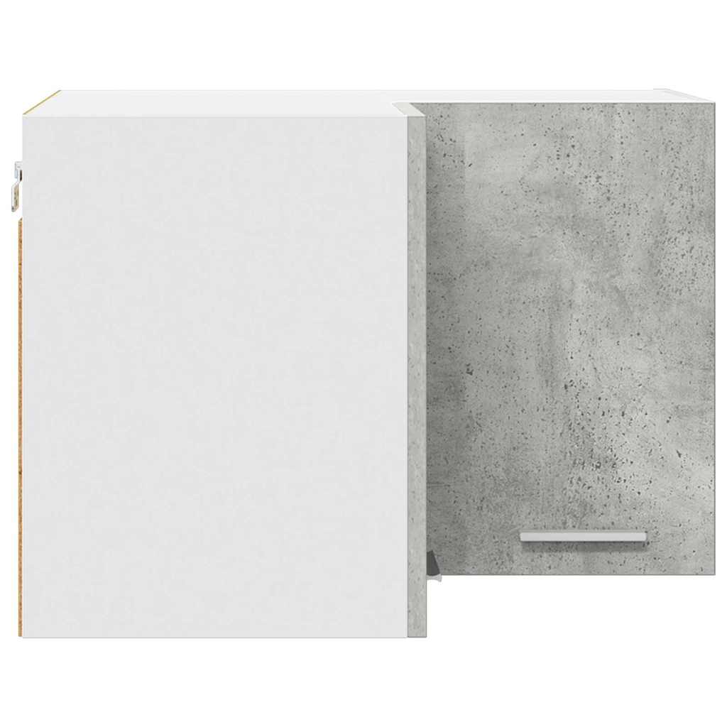 Armadio pensile Grigio Cemento e Bianco 57 x 57 x 40 cm | homemem39