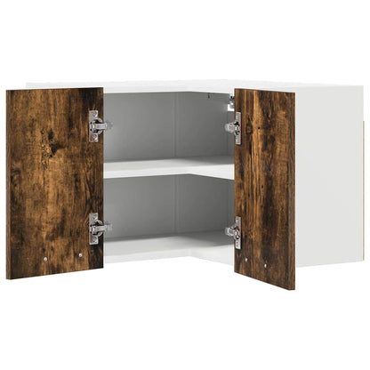 Armadio pensile Rovere Affumicato e Bianco 57 x 57 x 40 cm | homemem39